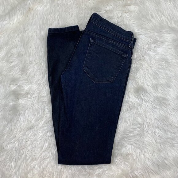 J Brand Pencil Leg Jeans Size 26 Dark Blue Wash 5-Pocket Stretch Denim - Picture 2 of 11